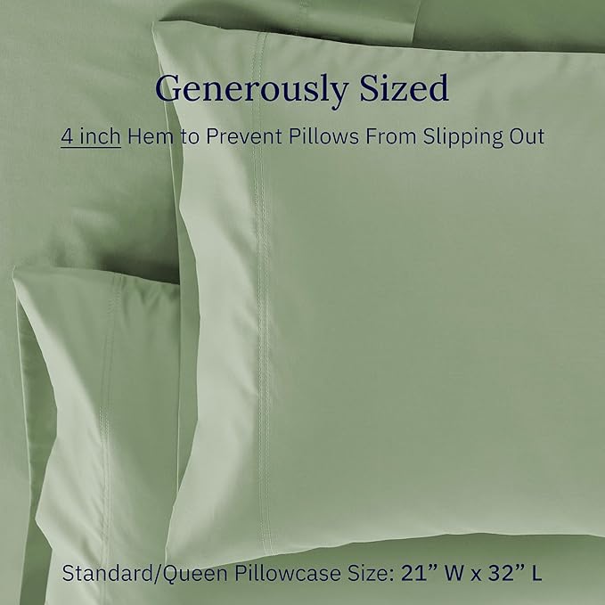 California Design Den Hotel Quality Standard Pillow Cases Set of 2 - Image 4