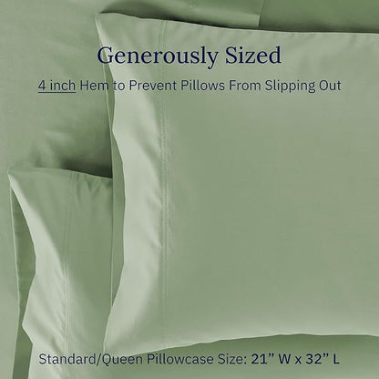 California Design Den Hotel Quality Standard Pillow Cases Set of 2 - Image 4