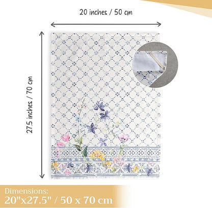 Maison d' Hermine Kitchen Towels Set of 3 100% Cotton 27.50" x 20" Reusable - Image 4