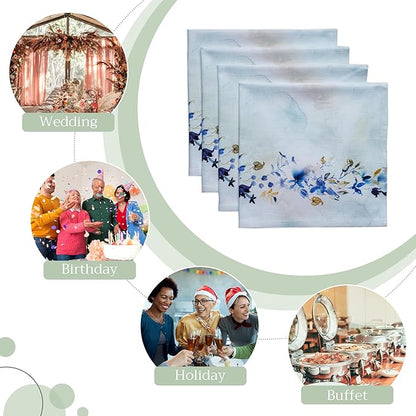 Maison d' Hermine Cloth Napkins Set of 4 100% Cotton Everyday Reusable Square - Image 6