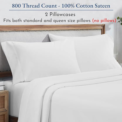 Heirloom Soft, Smooth & Thick Certified 800 Thread Count 100% Cotton Sateen - Image 3