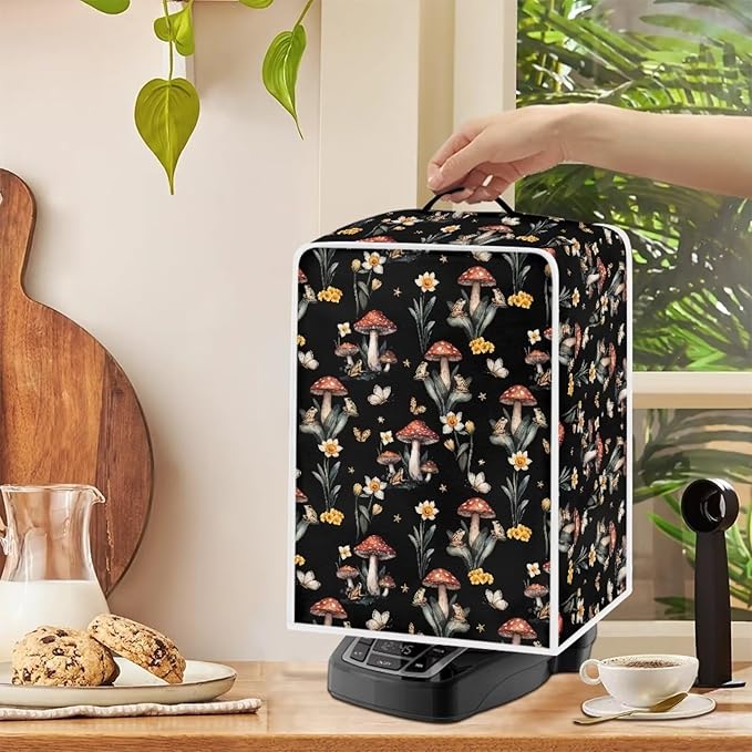 Mumeson Frog Mushroom Coffee Maker Cover, Kitchen Stand Mixer or Coffee Maker - Image 4