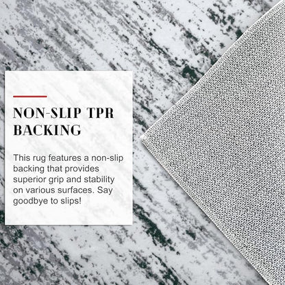 Modern Abstract Runner Rug 2.6x10 - Image 7