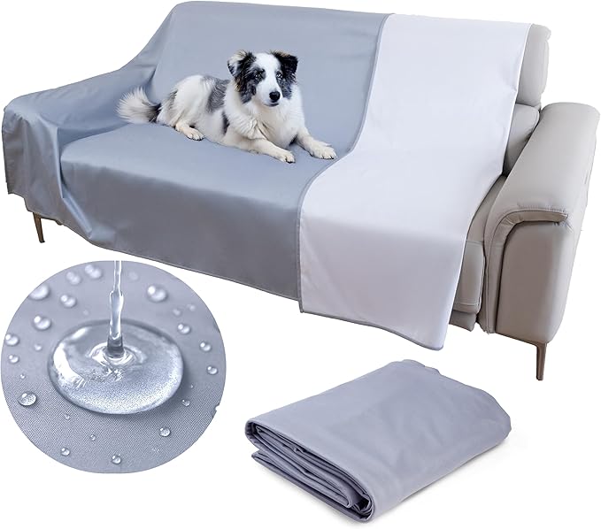 SILLY LEGACY Thin Reversible Waterproof Protective Bed Cover, - Image 2