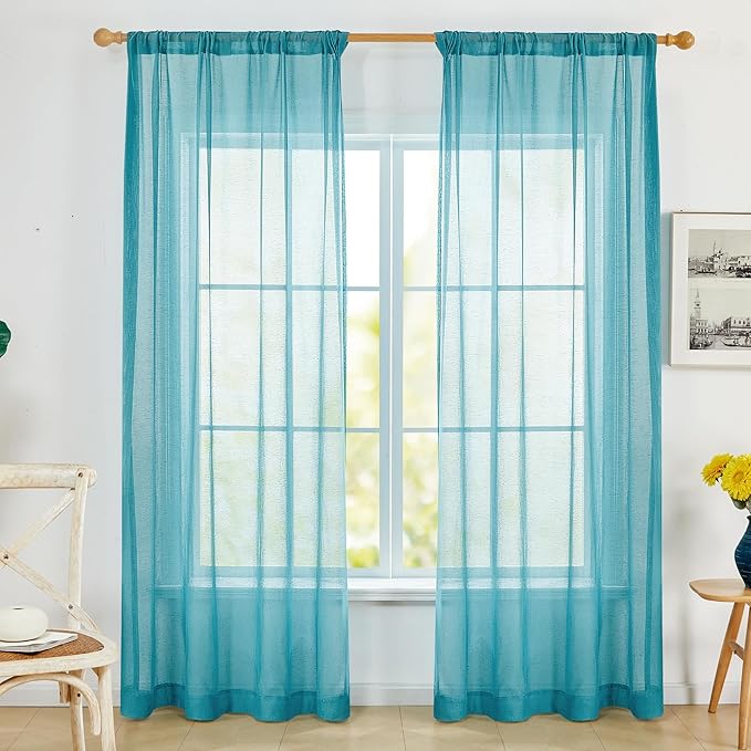 Deconovo Linen Sheer Curtains by Deconovo