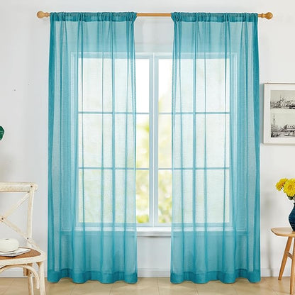Deconovo Linen Sheer Curtains by Deconovo