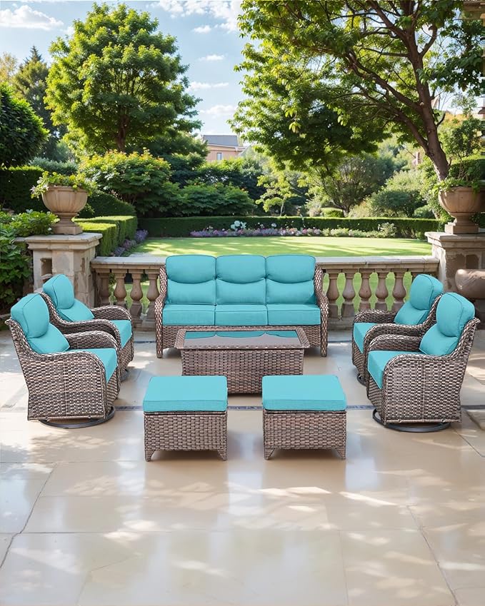Luxury 24x24x6 Inch Smile Outdoor Seat Cushions Set of 2 - Image 6