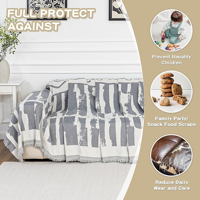 MEETSKY Couch Cover Sofa Slipcover Couch Protector Covers - Image 5