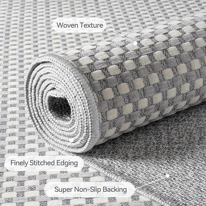 Boho 2x5 ft Hallway Runners Rug Washable Long Woven Kitchen Runner Mat Rugs Non - Image 5