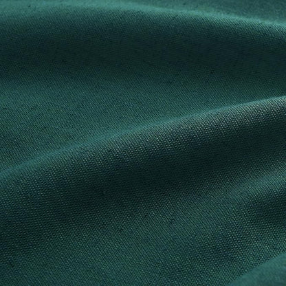 Dark Green Pinch Pleated Linen Curtains 96 Inch Length 2 Panels - Image 3