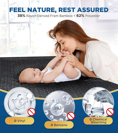 Premium 100% Waterproof Full Mattress Protector, Breathable Cooling 3D Air - Image 3