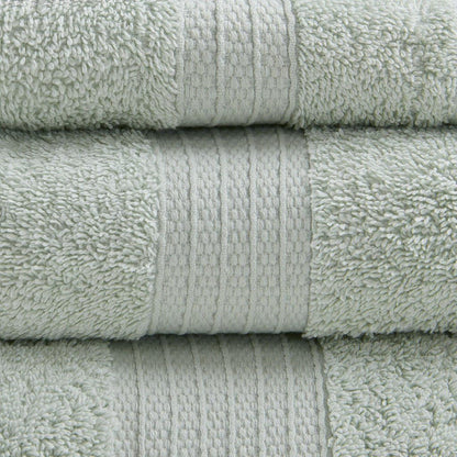 madison park organic cotton bath towel set absorbent, close-up detail