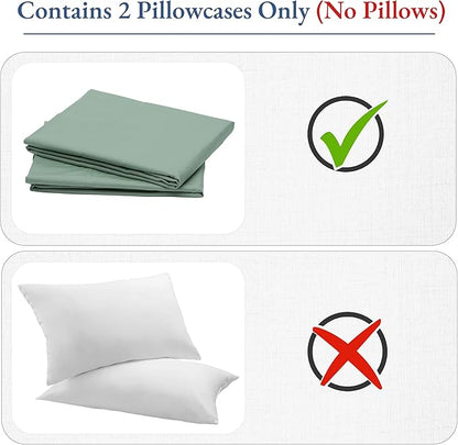 California Design Den Standard/Queen Size Pillow Cases Set of 2 - Image 2