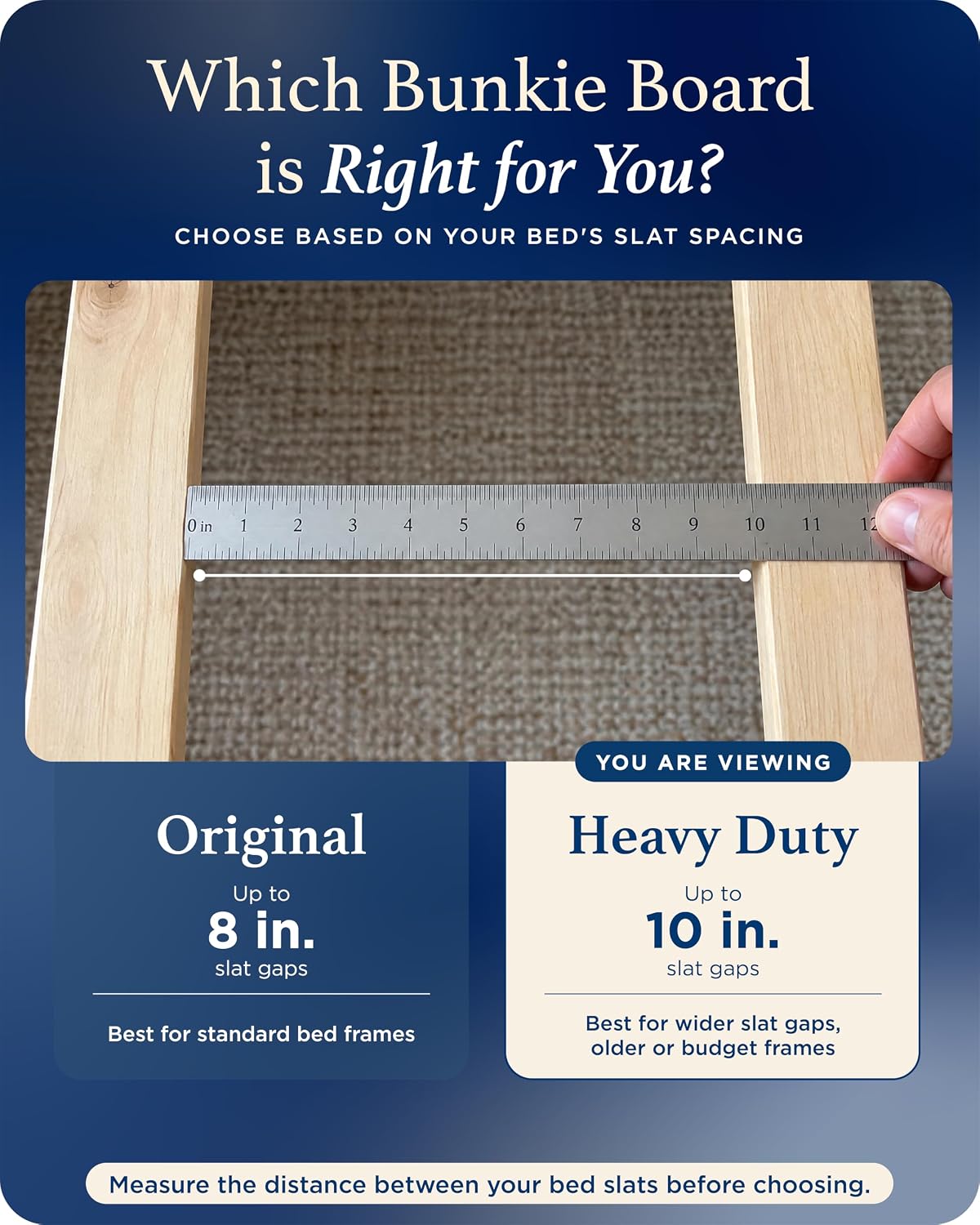 heavy duty bunkie board queen size (60x80), view 9