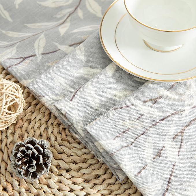 Leeva Leaves Printing Curtains Valances - Image 6