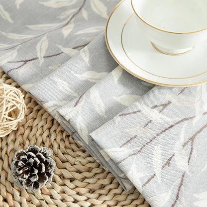 Leeva Leaves Printing Curtains Valances - Image 6