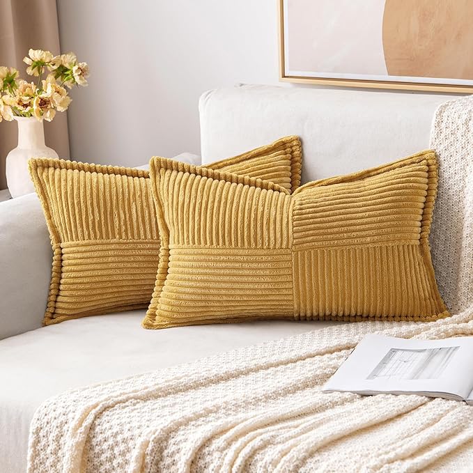 MIULEE Decorative Lumbar Throw Pillow Covers by MIULEE
