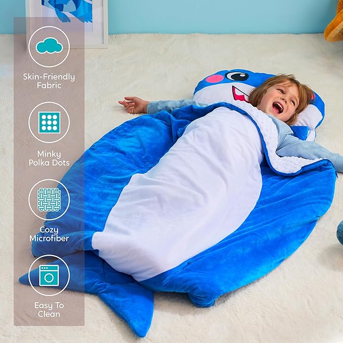 JOIEDOMI Kids Sleeping Bag 4 5 6 Year Old Girl Gifts Toddler Nap Mat - Image 4