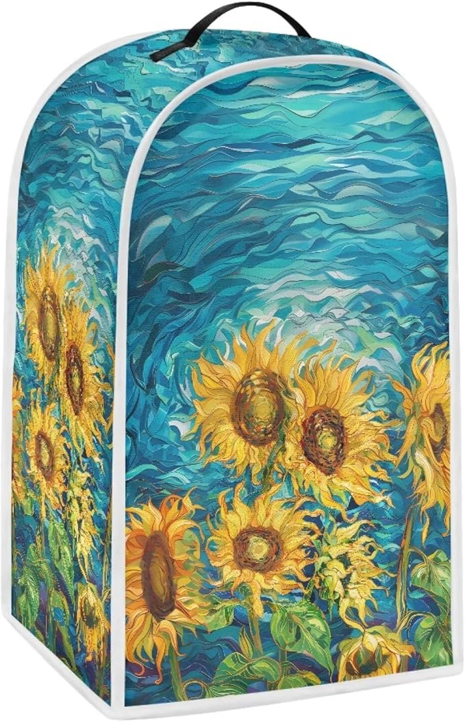 Sunflower Pattern Blender Dust Cover by Annejudy