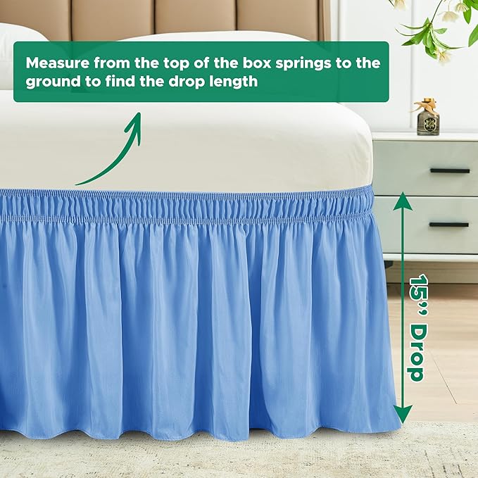 Biscaynebay Wrap Around Bed Skirts - Image 3