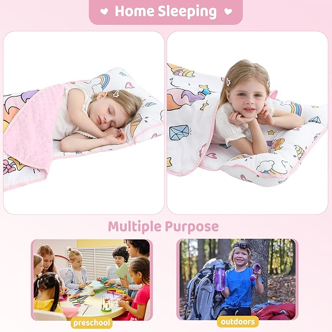 Viviland Toddler Kid Nap Mat for Preschool, Daycare Sleeping Bag - Image 7