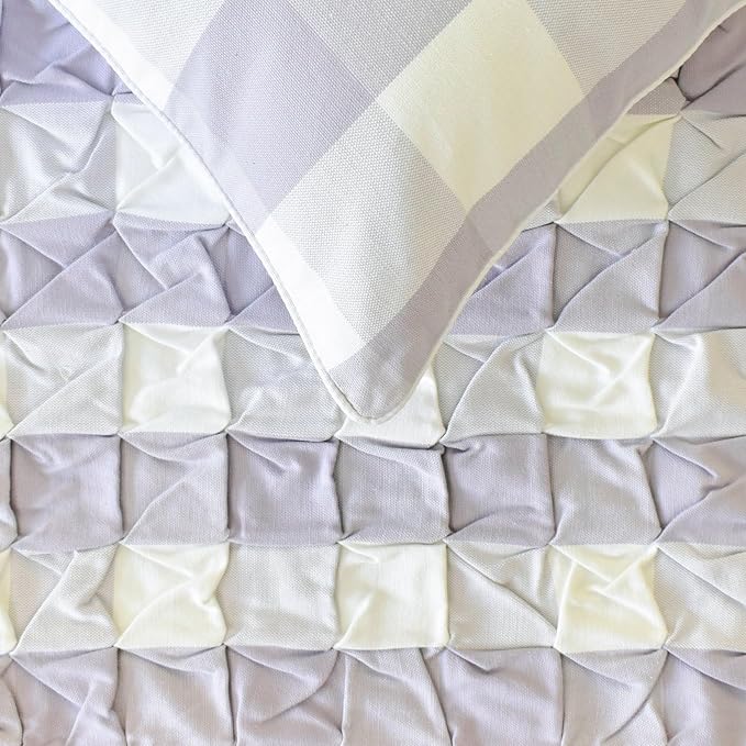 The HomeCentric King/Queen/Twin Lavender Decorative Bed Runner King 90"x18" Bed - Image 4