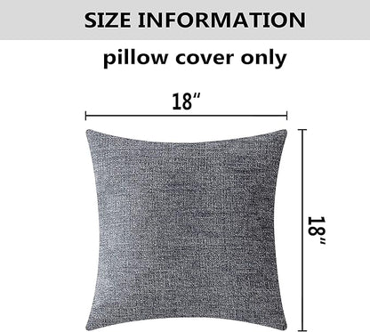 Home Brilliant Decorative Throw Pillow Covers Supersoft Striped Velvet Chenille - Image 5