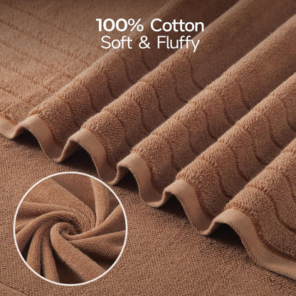 redkiss luxury bath towels set of 4, 35x70, side view