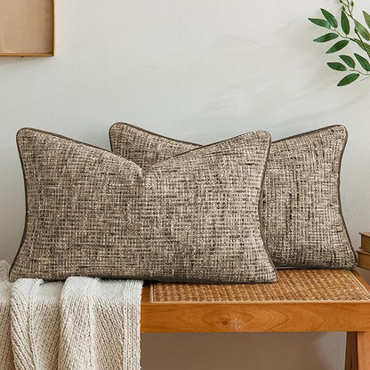 a moment Brown Reversible Pillow Covers 2 Pack by amoment