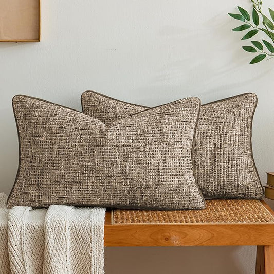 a moment Brown Reversible Pillow Covers 2 Pack by amoment