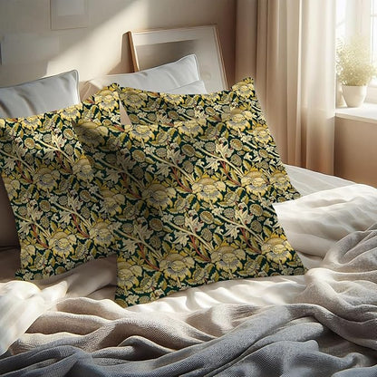Vintage Flowers Throw Pillow Covers, Pillow Covers 18x18, Retro Botanical - Image 6