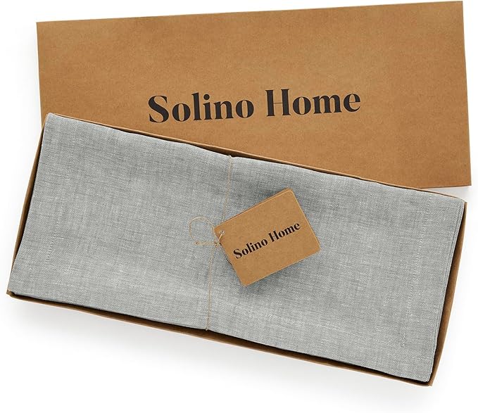 Solino Home Linen Table Runner 108 Inches Long - Image 5