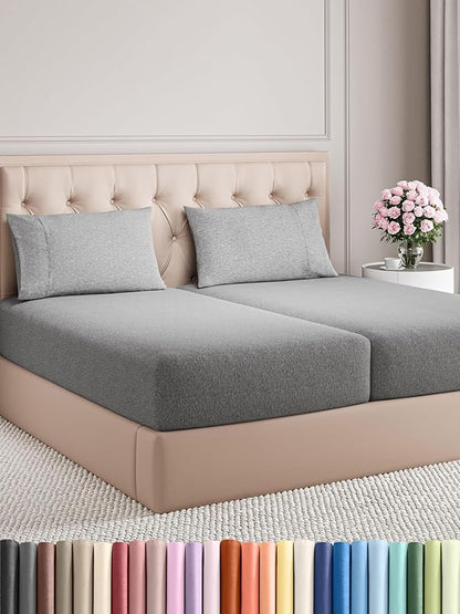 Split King Size 5 Piece Sheet Set by CGKUnlimited