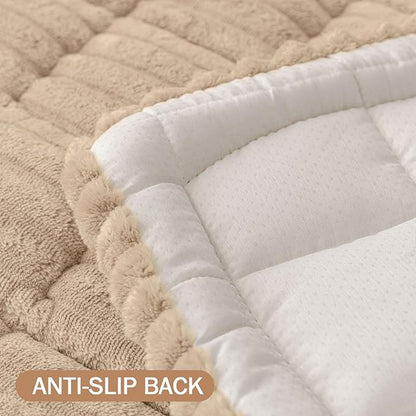 Smiry Couch Cover for Dogs Washable, Non Slip Fuzzy Pet Couch Covers for 3 - Image 8