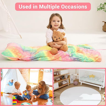 Toddler Nap Mat with Pillow and Blanket, Extra Large Rolled Napping Mats - Image 7