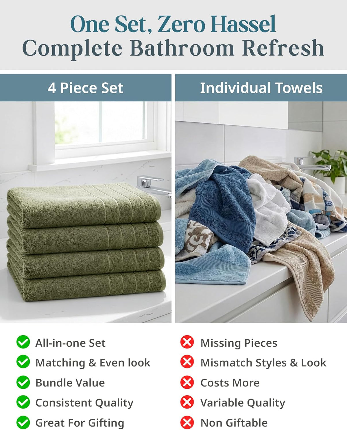 casa platino cotton bath towels 100% cotton 4, package contents
