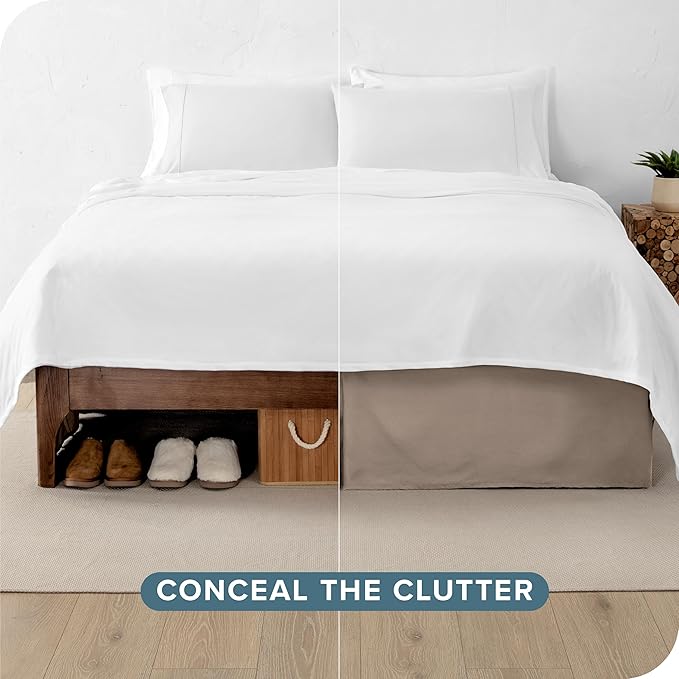 Bare Home King Bed Skirt - Image 3