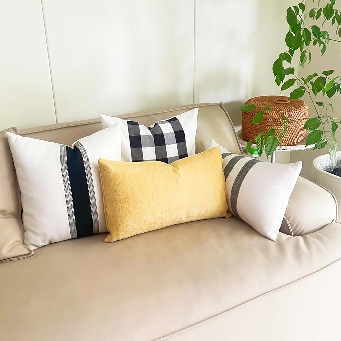 Slow Cow Cashmere Rectangular Pillow Cover Pillowcase Decorative Lumbar Throw - Image 9