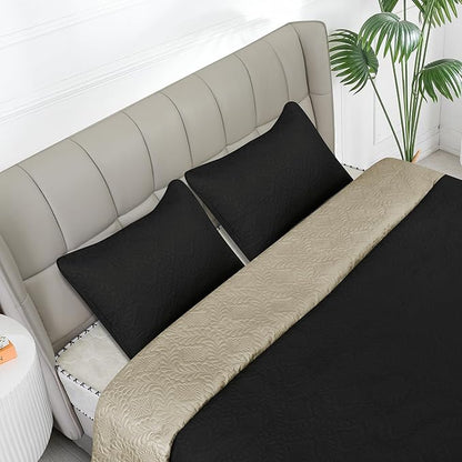Easy-Going Twin Size Reversible Quilt Set - Image 2