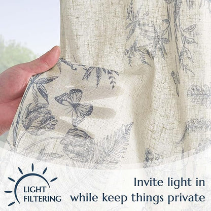 jinchan Half Window Curtains Small Drapes - Image 7