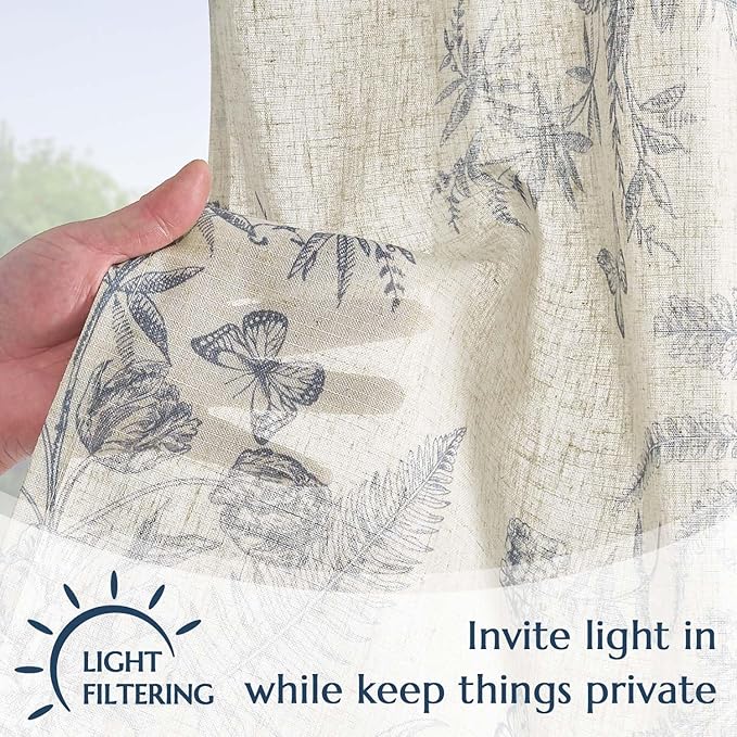 jinchan Half Window Curtains Small Drapes - Image 7