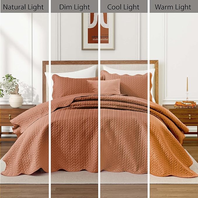 IR Imperial Rooms California King Quilt Bedding Set Size + 2 Pillow Shams - Image 6