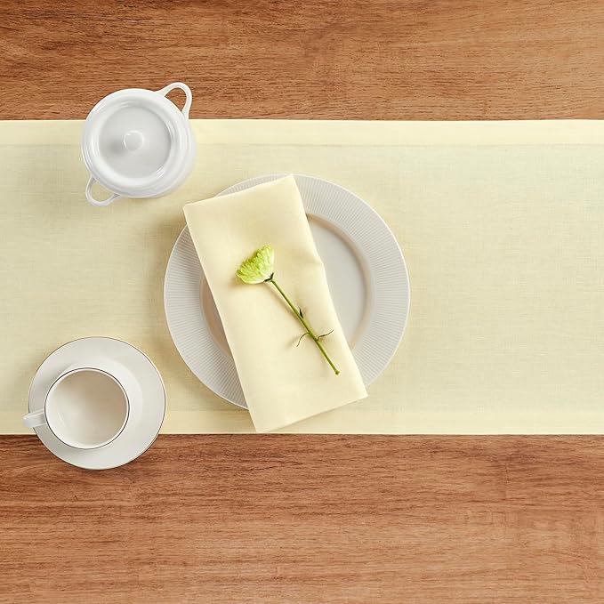 Solino Home Linen Table Runner 120 Inches Long - Image 3