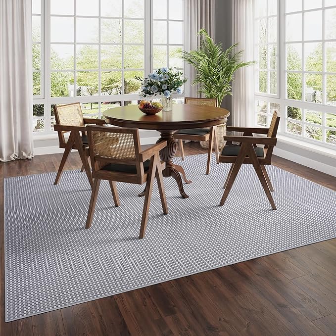 Boho Washable Area Rugs 6x9 ft, Non Slip Area Rug - Image 2