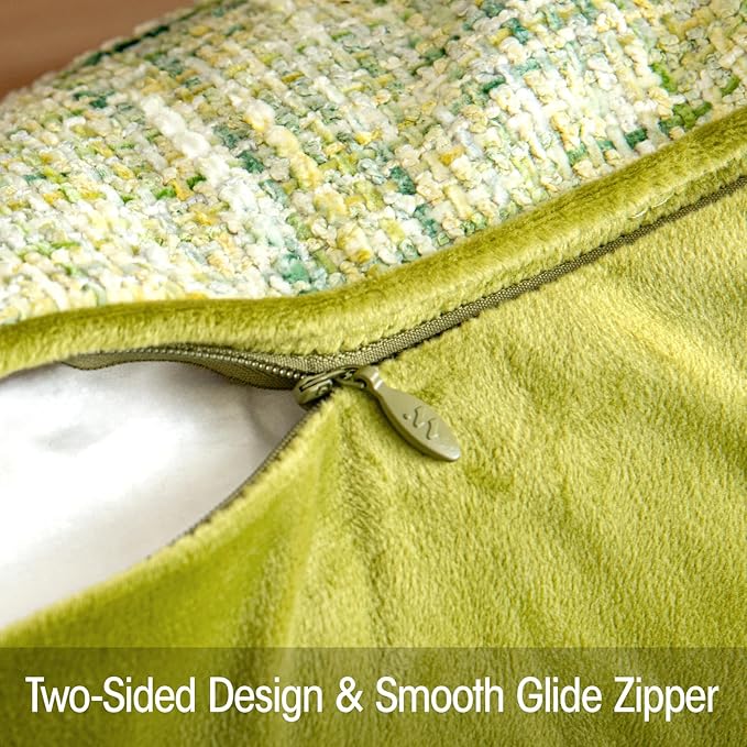 a moment Green Reversible Pillow Covers 2 Pack - Image 4