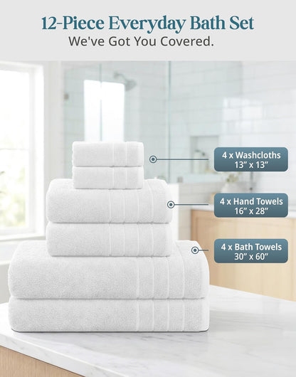 casa platino bath towel set 100% cotton 12, close-up detail