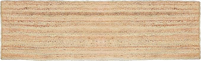 Ramanta Home Hand Woven Jute Braided Rug 2'x6' - Image 5