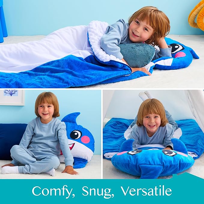 JOIEDOMI Kids Sleeping Bag 4 5 6 Year Old Girl Gifts Toddler Nap Mat - Image 6