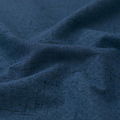 KOUFALL Navy Blue Curtains Linen Blackout, Back Tab Textured 90 Inch Long - Image 9