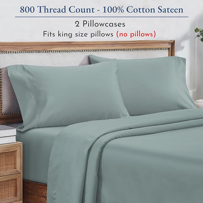 Heirloom Soft, Smooth & Thick Certified 800 Thread Count 100% Cotton Sateen - Image 3